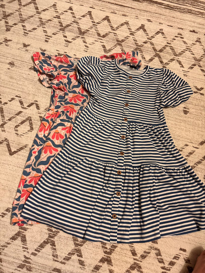 Set of 2 Picapino Girls' Dresses Size 6, Kids 6/6X