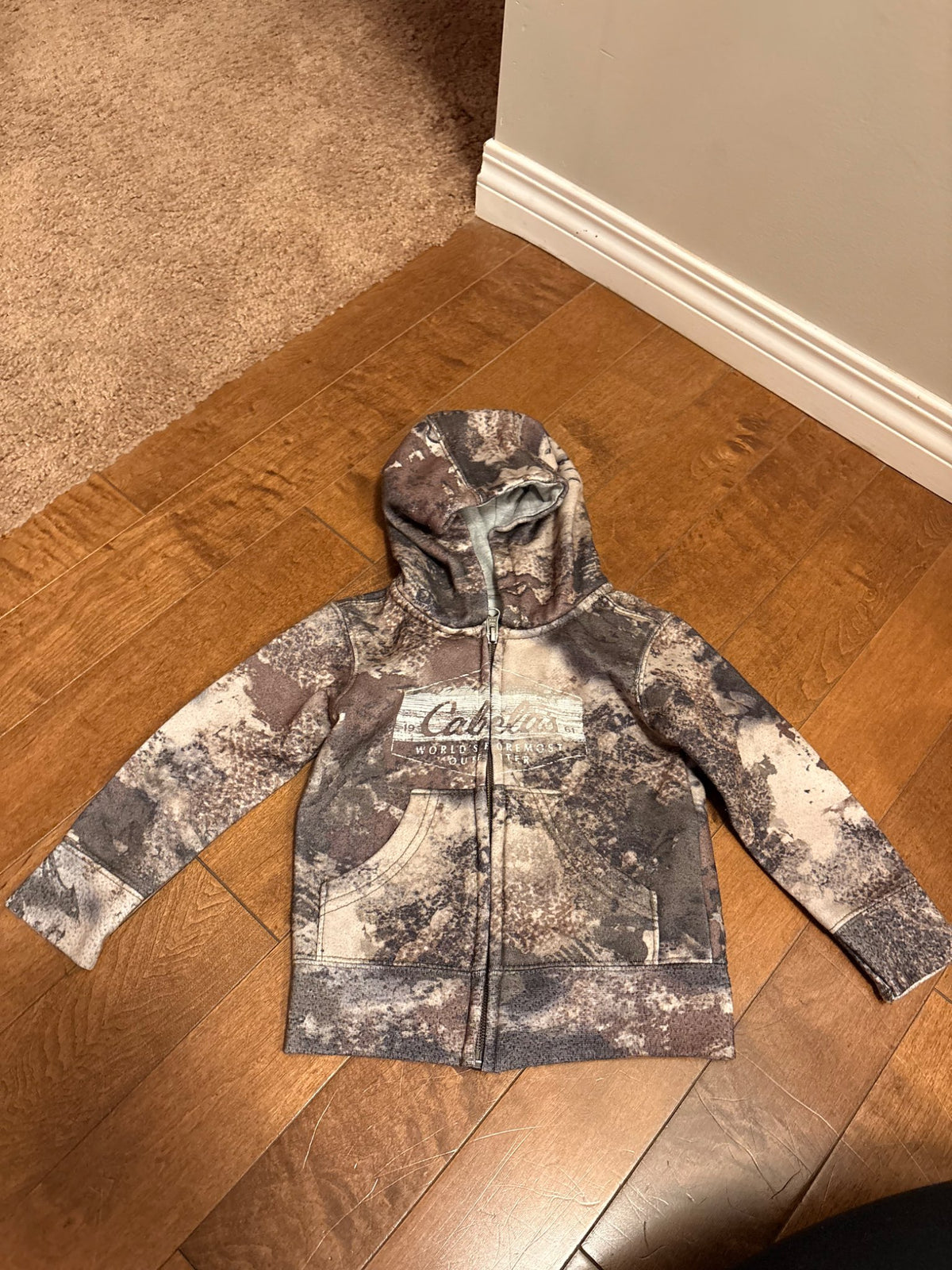 Camo hoodie, Kids 2T