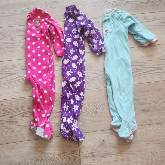 2T fleece sleeper pjs , Kids 2T