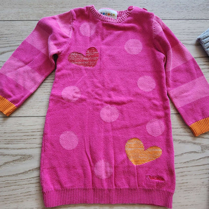 24 M/2T sweater dresses & tights , Kids 2T
