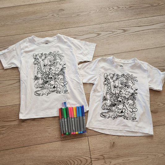 Coloring t-shirts