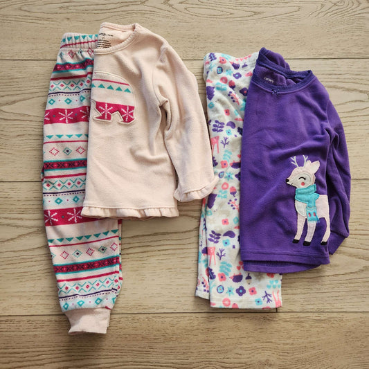 2T girls Winter/Christmas  PJs, Kids 2T