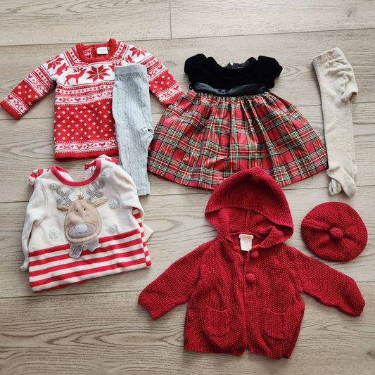 9 month girl Christmas bundle, Kids 9 Month (6-9M)