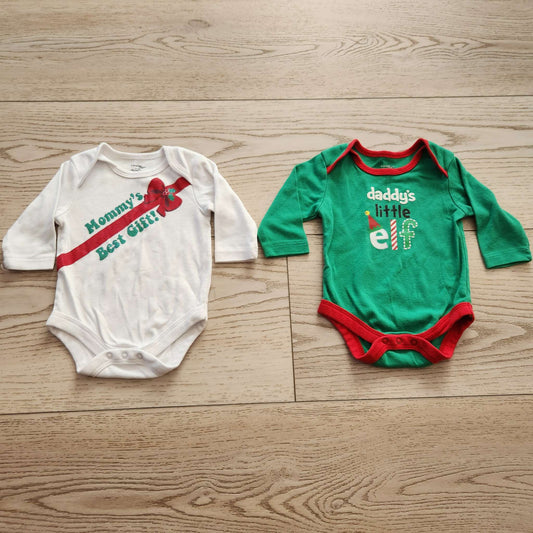 0-3 month Christmas onsies, Kids 3 Month (0-3M)