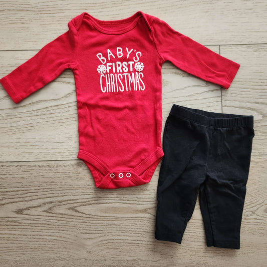 Baby's 1st Christmas onsie, 3 months, Kids 3 Month (0-3M)