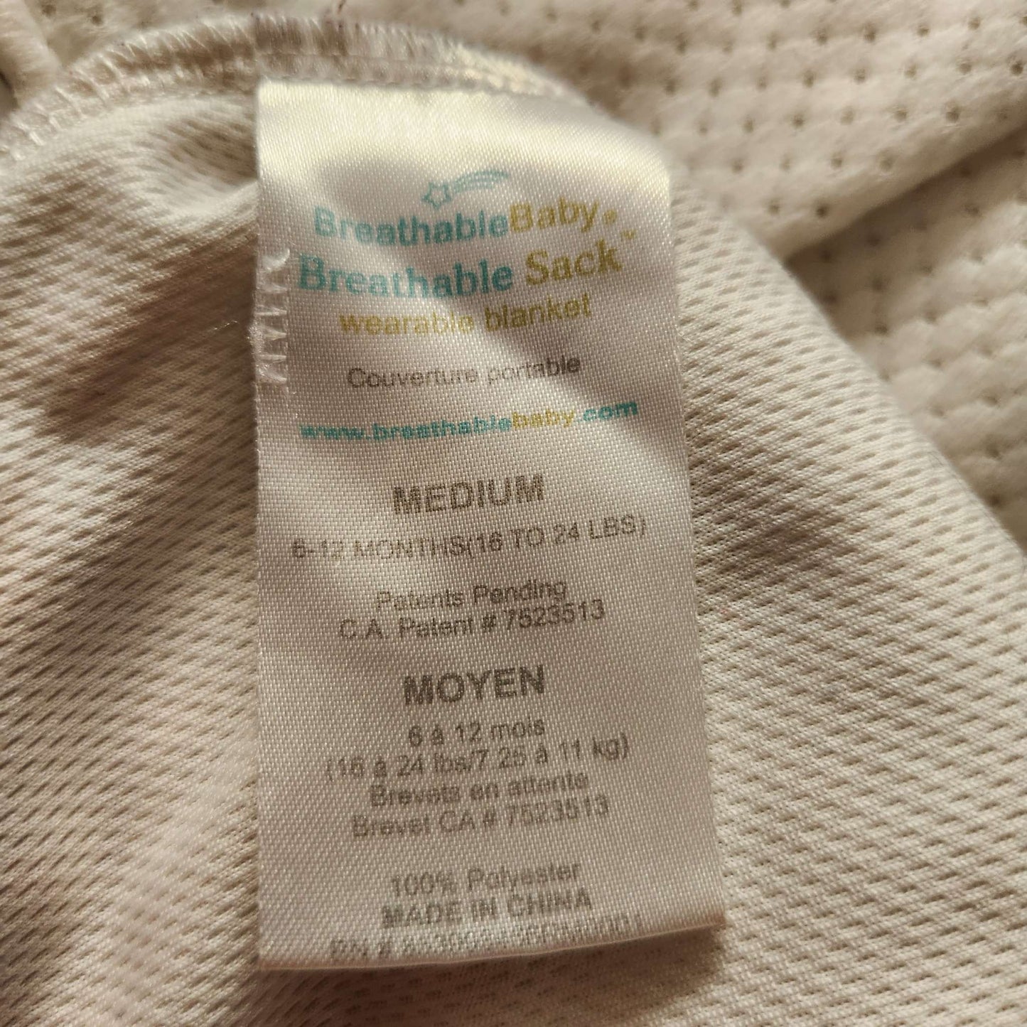 6-12 month sleep sack, 6-12 Months (Medium)