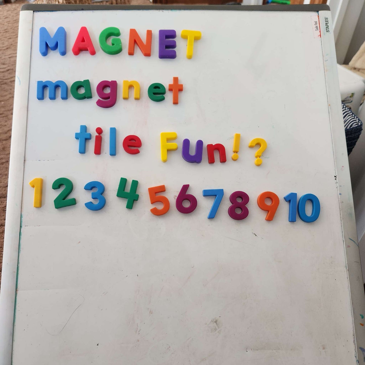 Alphabet magnets