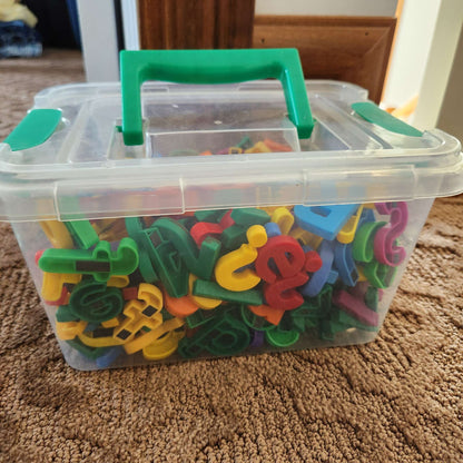 Alphabet magnets