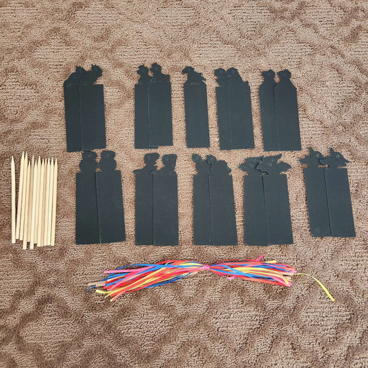 Scratch paper bookmarks