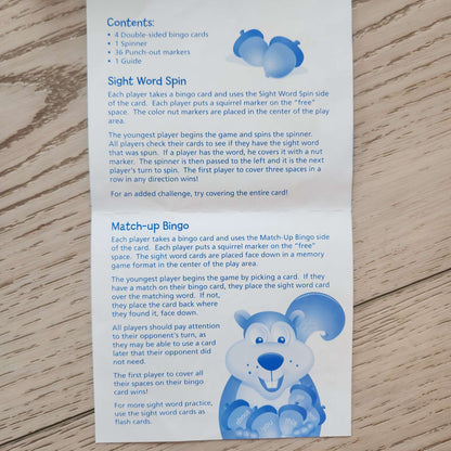 Sight Words game