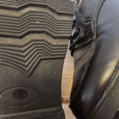 Boys black lace up dress shoes, size 4 big kid, EUC, Shoes 3 (Kids:4-8yr)