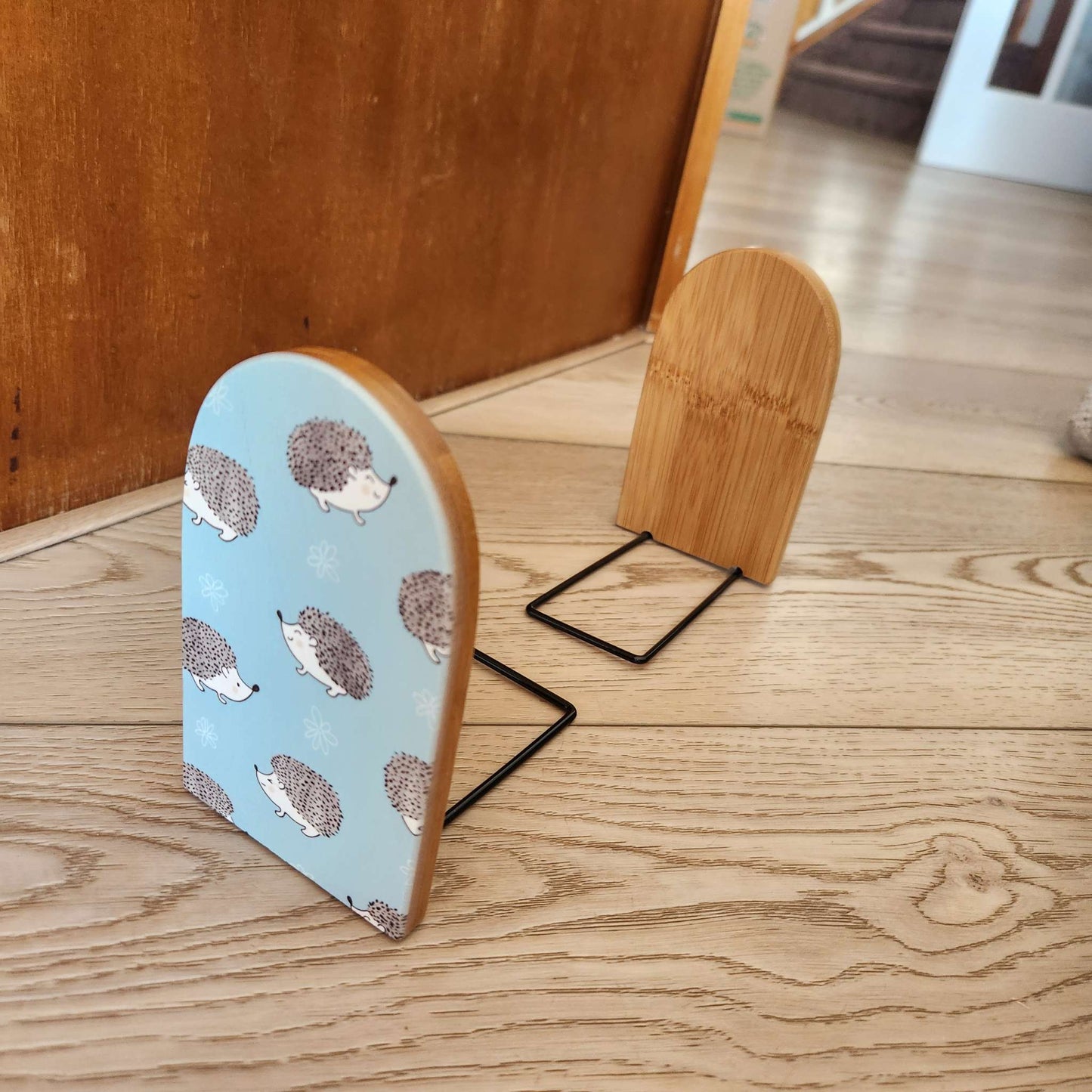 Small book ends,  hedgehogs
