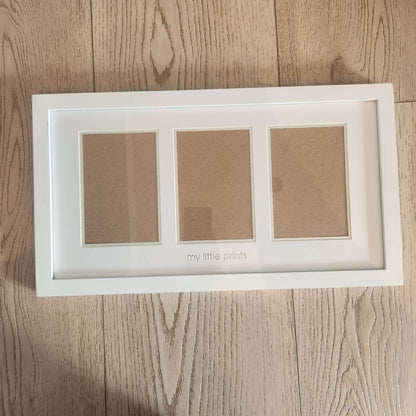 First prints frame, white