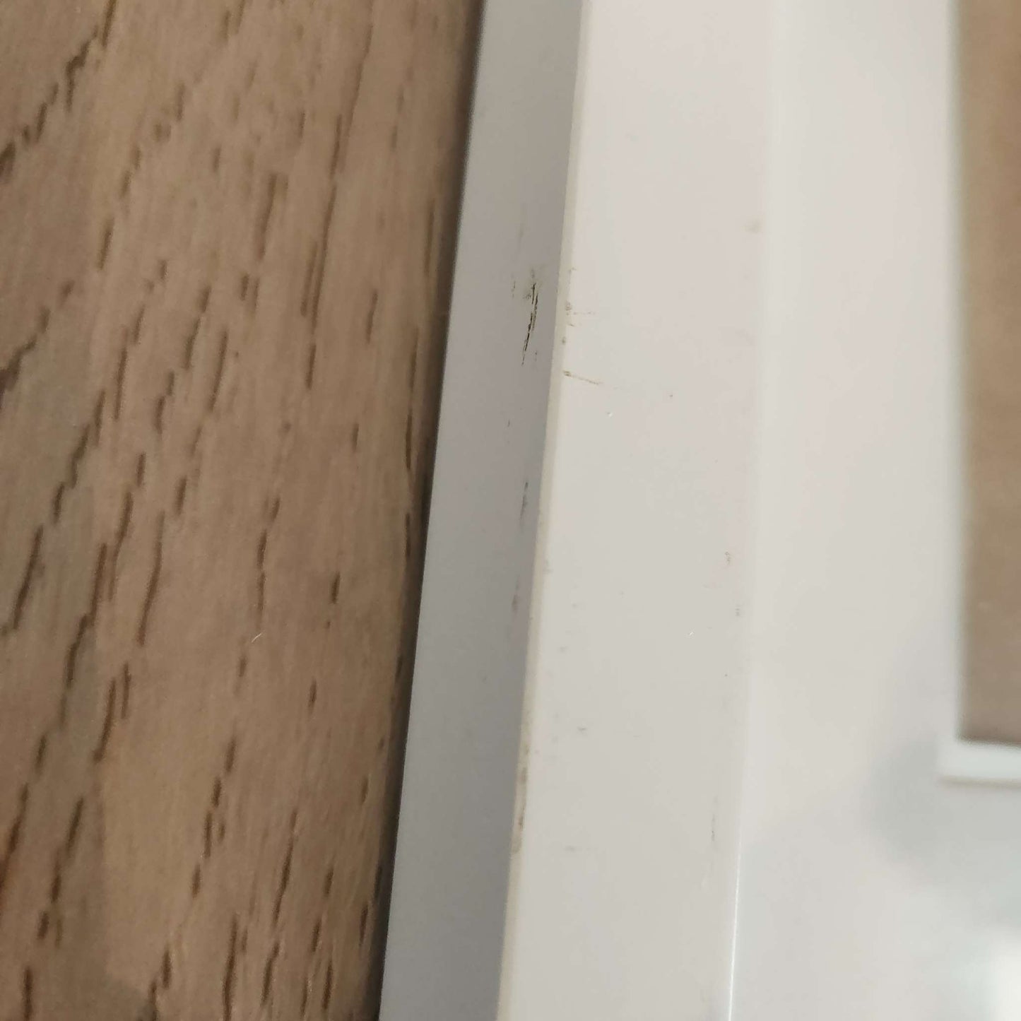First prints frame, white