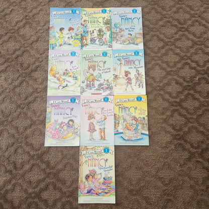 Fancy Nancy level 1 readers; 10 books