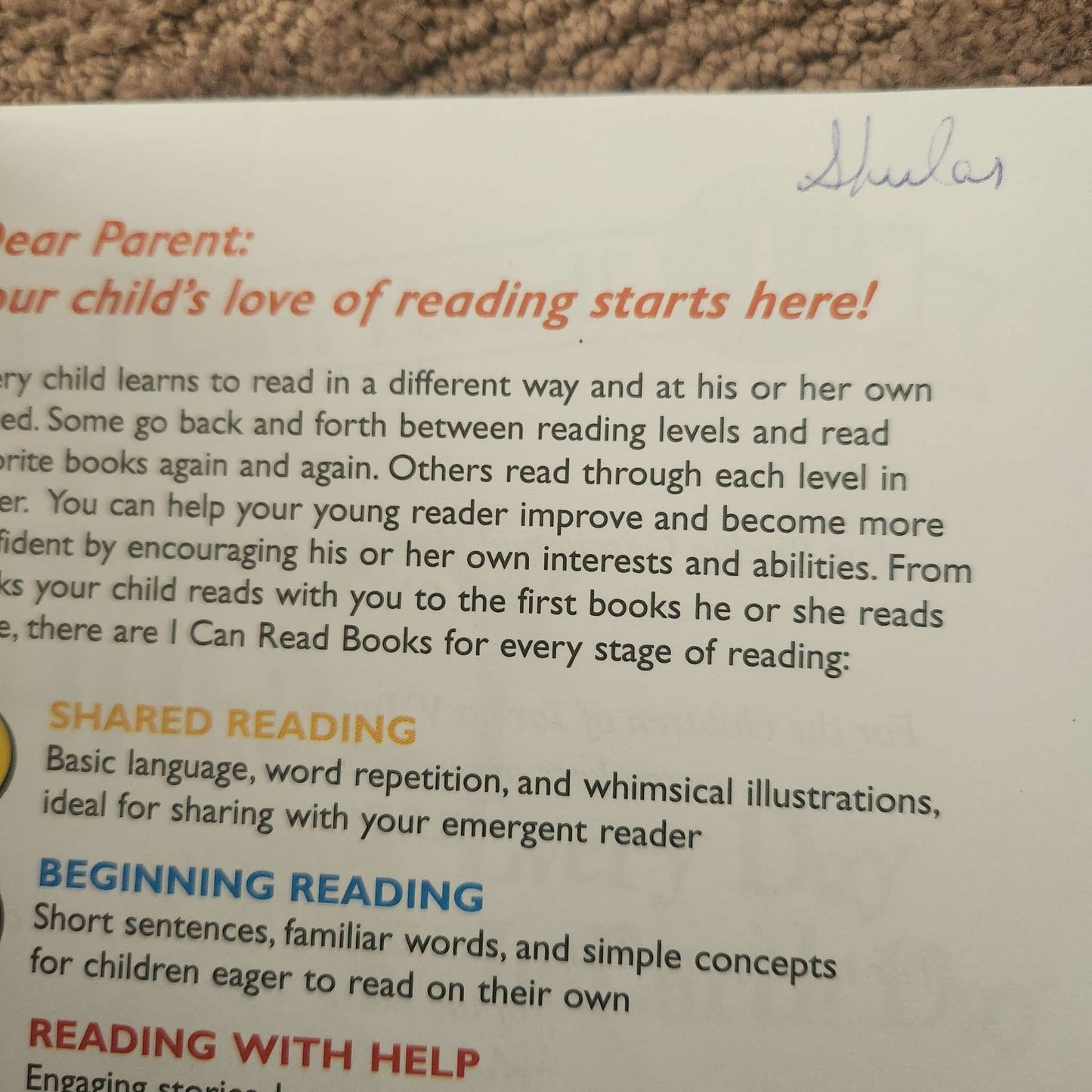 Fancy Nancy level 1 readers; 10 books