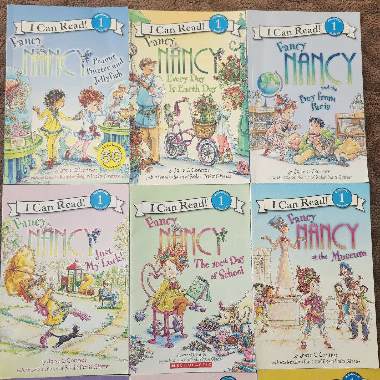 Fancy Nancy level 1 readers; 10 books