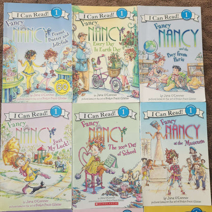 Fancy Nancy level 1 readers; 10 books
