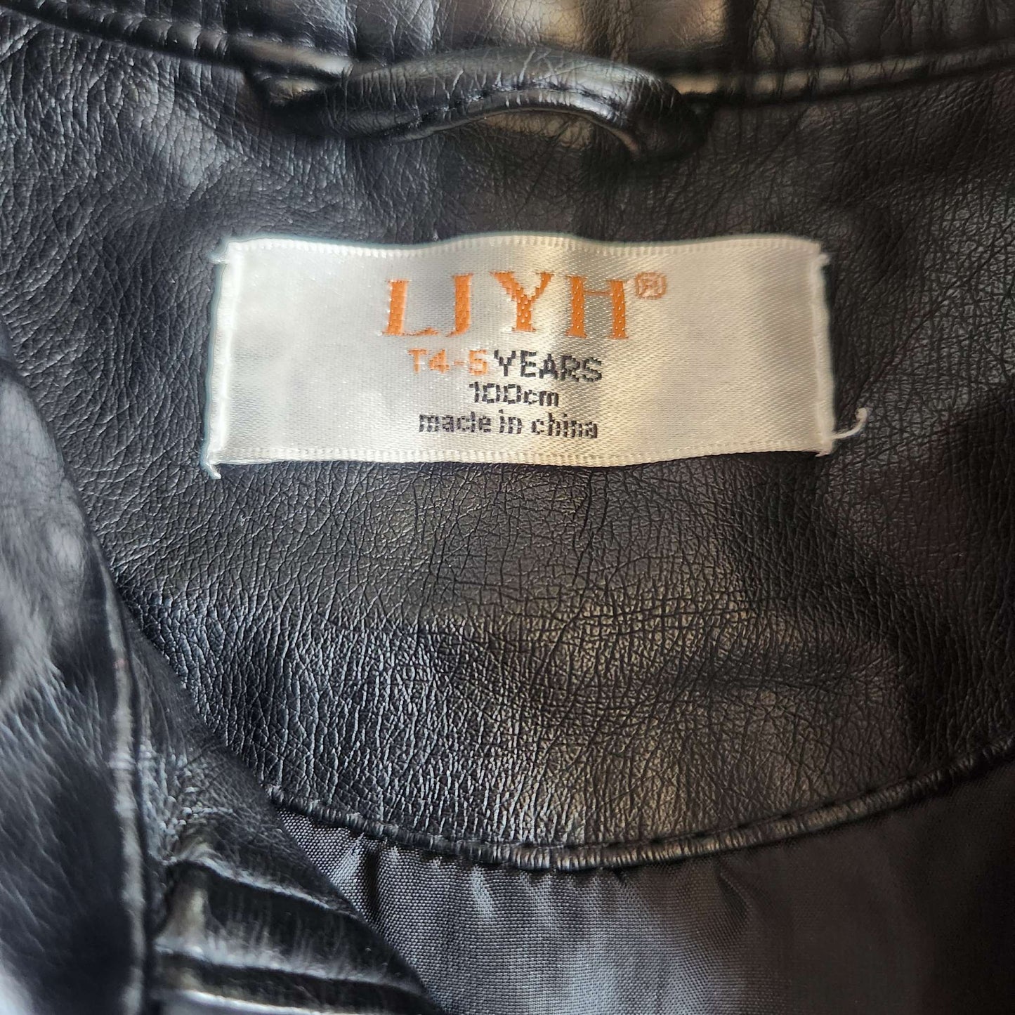 4-5 T faux leather  jacket, Kids 4/4T