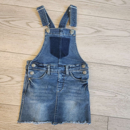 5T girls,  Silver jean dress, Kids 5/5T