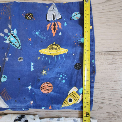 Small kids pillow cases, space themed