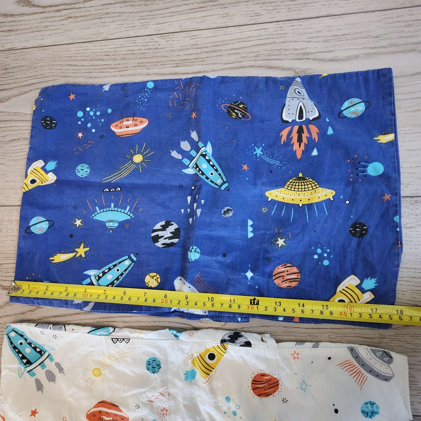 Small kids pillow cases, space themed