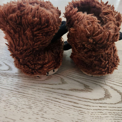 Moose slippers,  size 8-10T, Shoes 8 (Toddler:2-4yr)