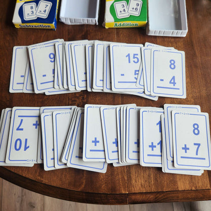 Addition and Subtraction flash cards