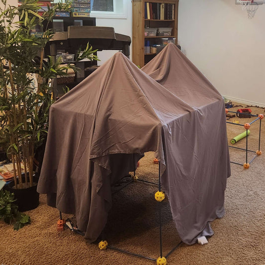 Indoor fort building kit