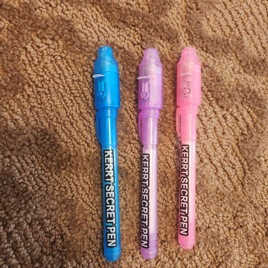 Invisible Ink pens x3