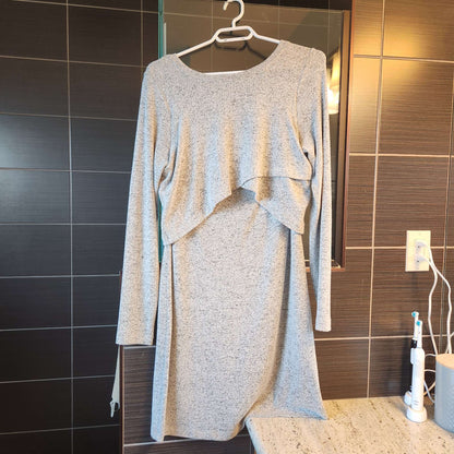 Breastfeeding friendly dress, Maternity M (8-10)