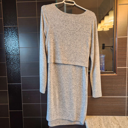 Breastfeeding friendly dress, Maternity M (8-10)