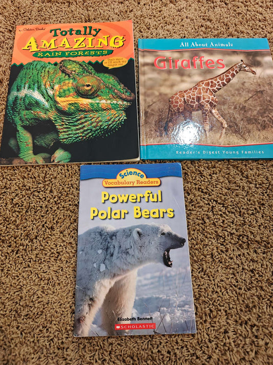Kids educational animal books