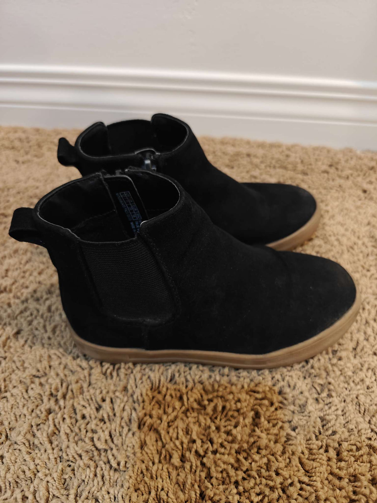 girls black ankle boots, size 12T, Shoes 12 (Toddler:2-4yr)