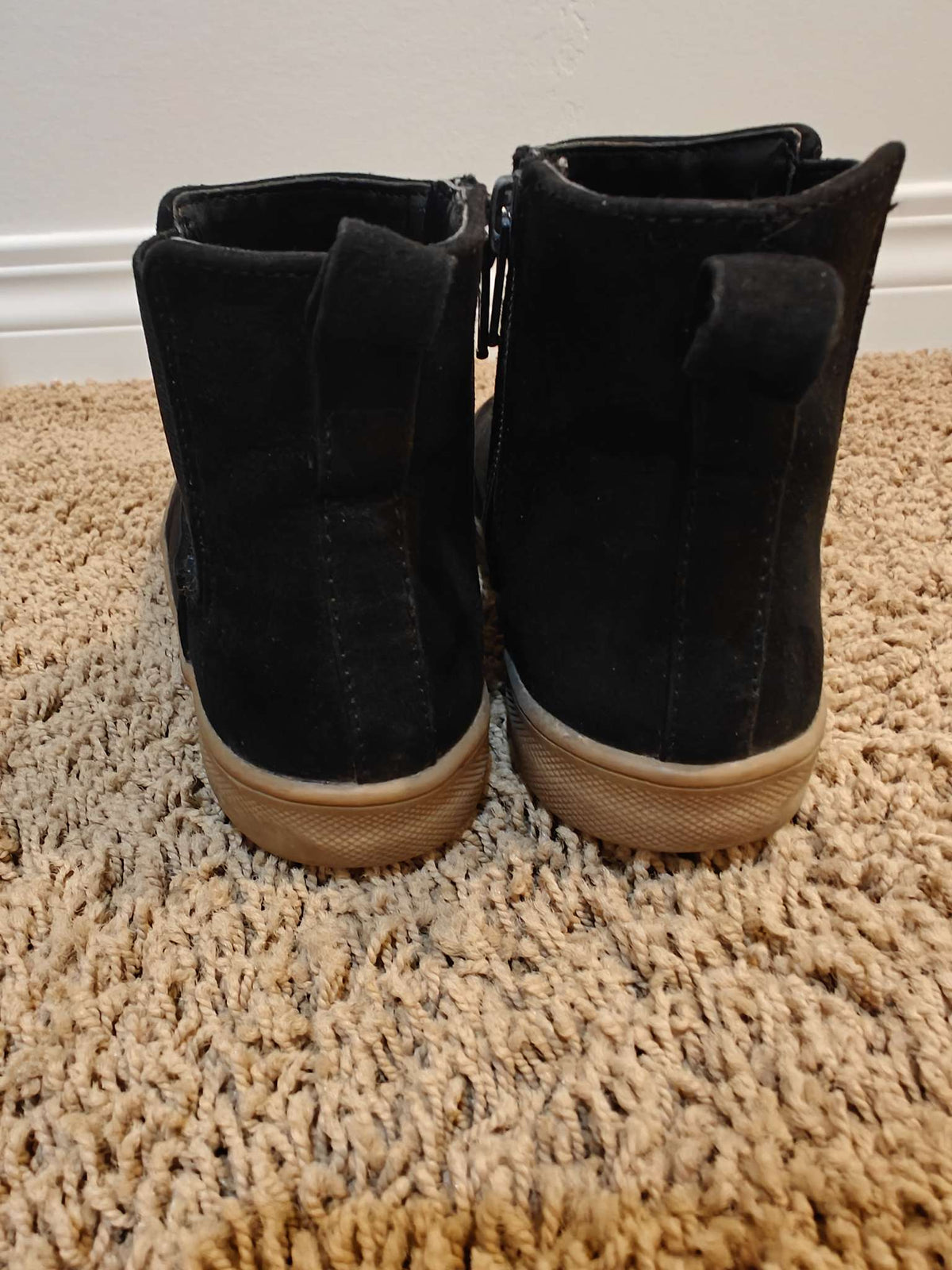 girls black ankle boots, size 12T, Shoes 12 (Toddler:2-4yr)