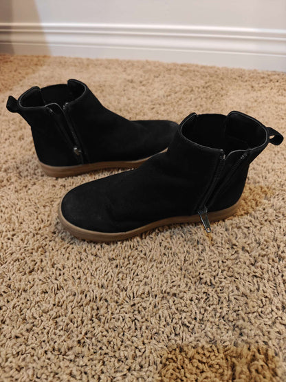 girls black ankle boots, size 12T, Shoes 12 (Toddler:2-4yr)