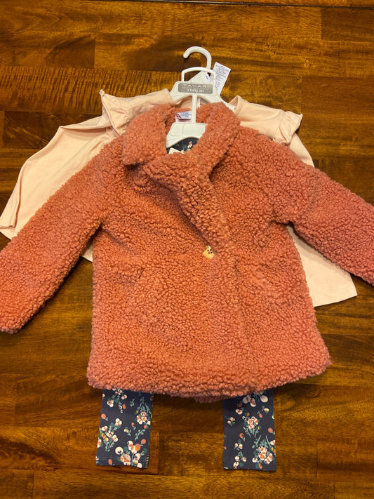 BNWT Tahari 3-piece set with jacket, shirt, pants, Kids 2T