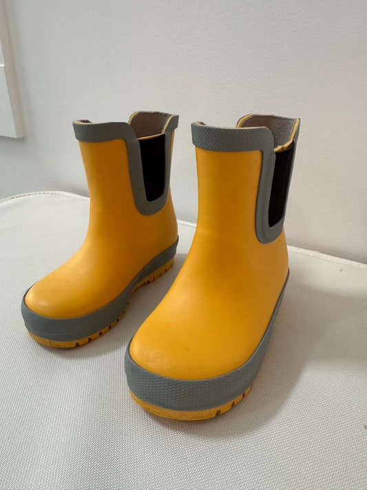 Jan & Jul Yellow Rain Boots Size 5 (MSRP 53.99), Shoes 5 (Walkers:12-24 mth)