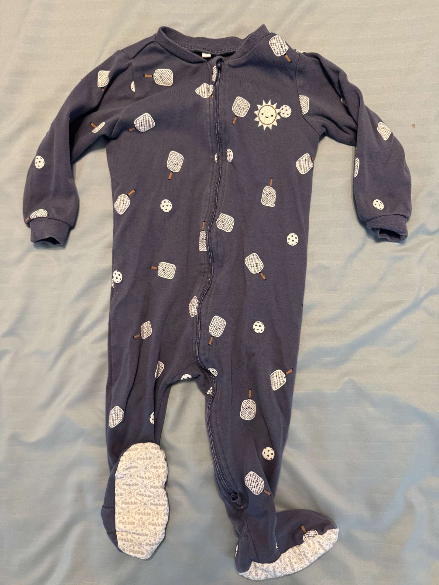 4-Pack Pekkle Footed Pajamas 18M (MSRP $35), Kids 18 Month (12-18M)
