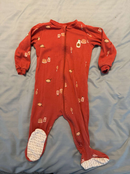 4-Pack Pekkle Footed Pajamas 18M (MSRP $35), Kids 18 Month (12-18M)