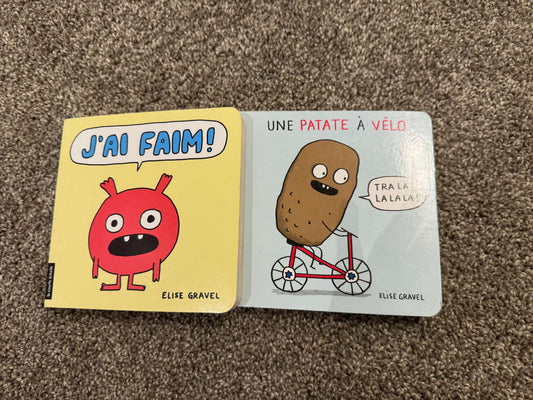 French Book Bundle - "J'ai Faim" and "Une Patate a Velo"
