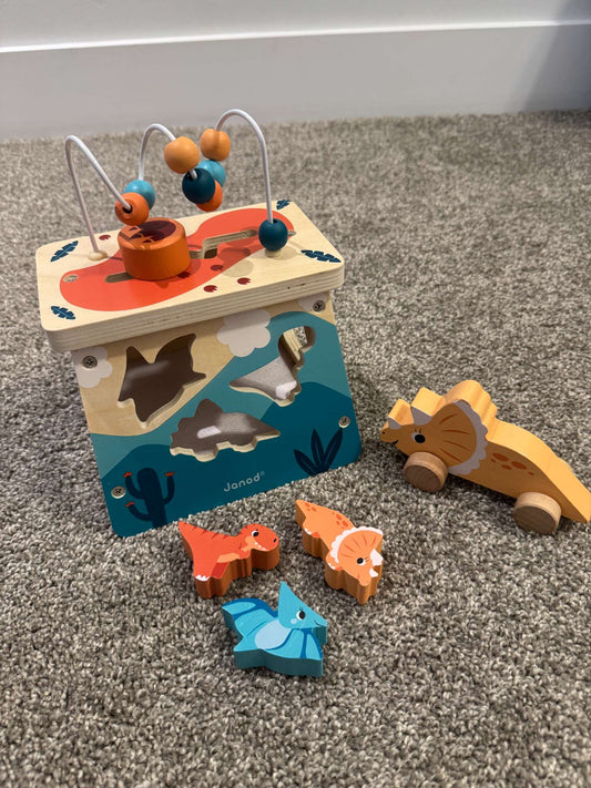 Janod Dino Multi-Activity Wooden Toy (MSRP $65)