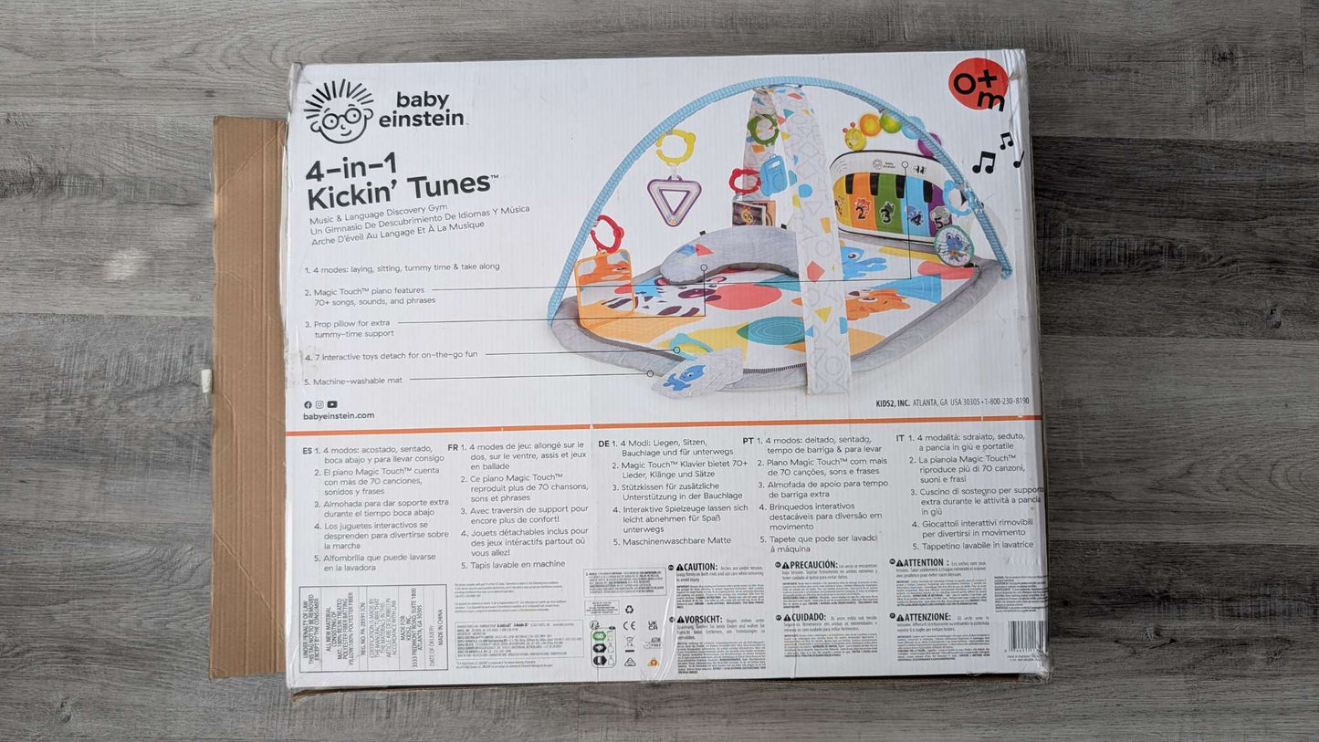 Baby Einstein 4-in-1 Kicking Tunes Discovery Gym 0m+