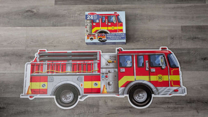 Melissa & Doug XL Firetruck Floor Puzzle