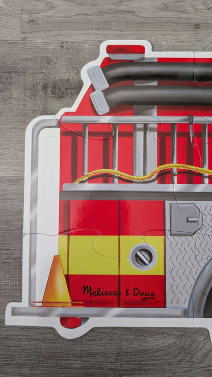 Melissa & Doug XL Firetruck Floor Puzzle