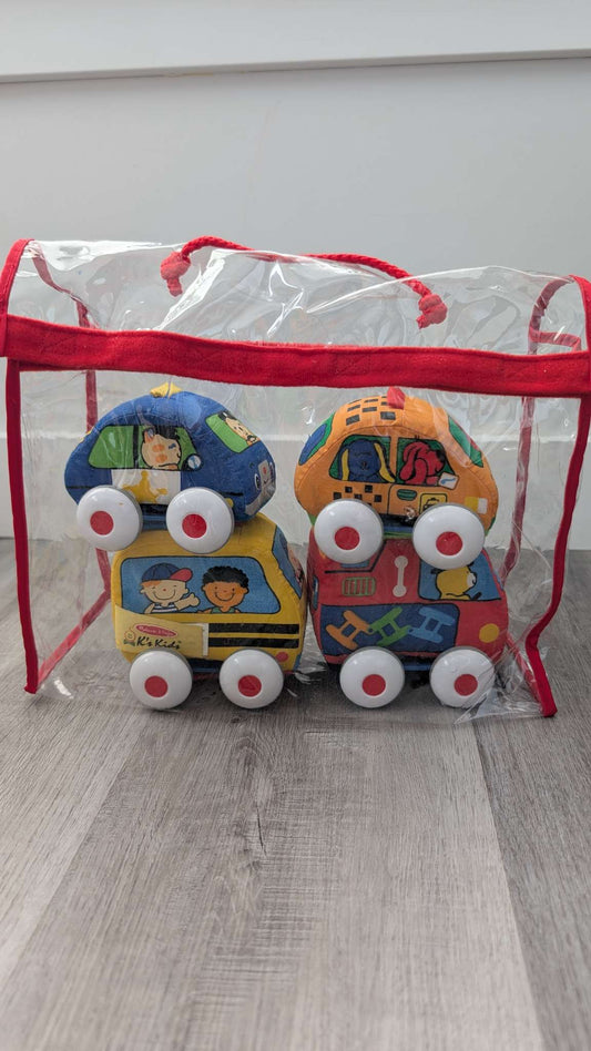 Melissa & Doug K's Kids Pull Back Vehicle Set