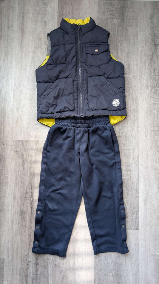 Gap 2pc Boys Vest and Sweats Set 4T, Kids 4/4T