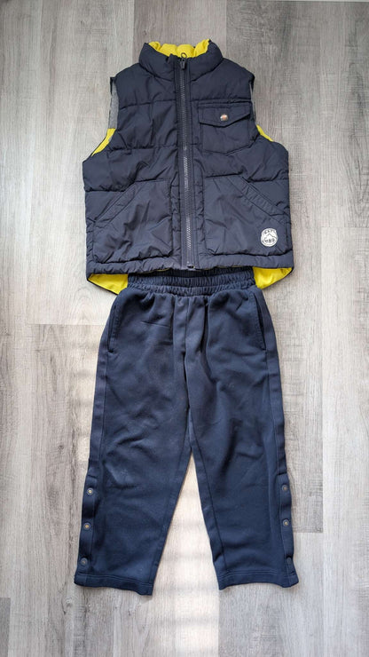 Gap 2pc Boys Vest and Sweats Set 4T, Kids 4/4T