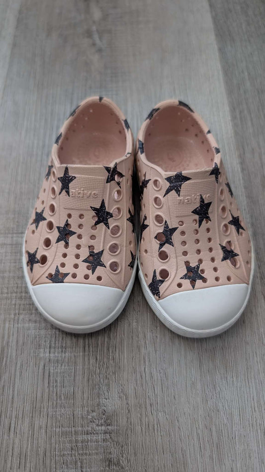 Native Shoes Pink Stars 5c, Shoes 5 (Walkers:12-24 mth)