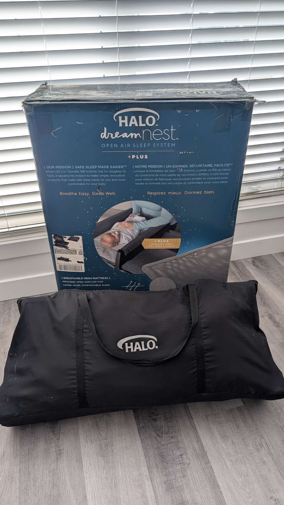 HALO Dreamnest Open Air Sleep System +Plus Travel Sleep Playpen